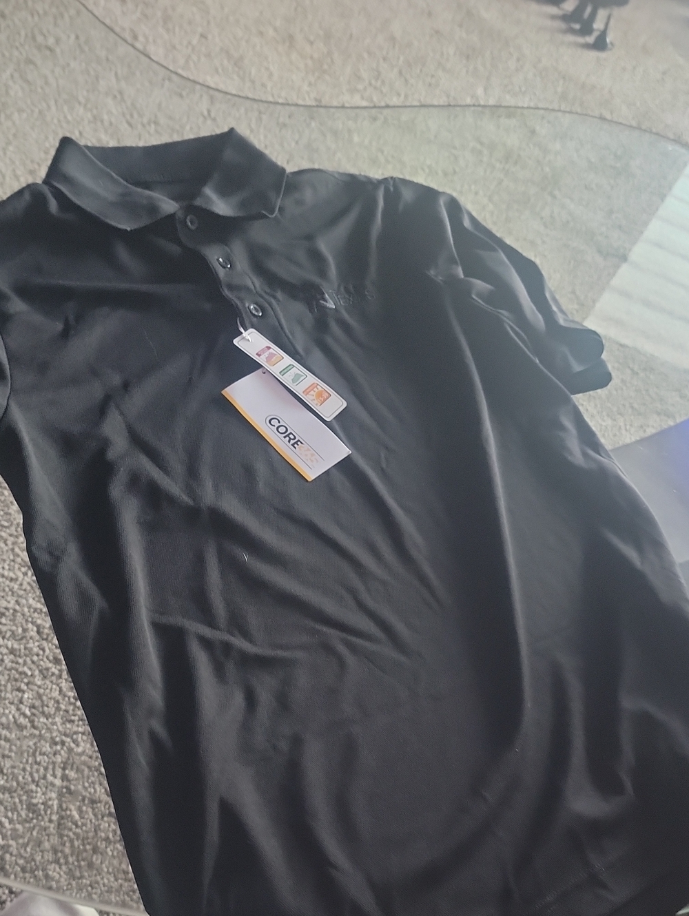 Core 365. Performance Men’s Black Polo Shirt - Short Sleeve